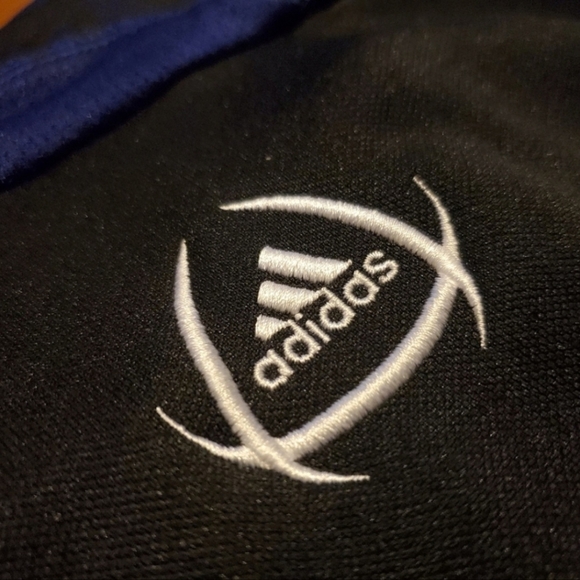 Adidas Climacool Full Zip Track Jacket Black Blue Men's Large L Athletic Basic - Picture 9 of 11